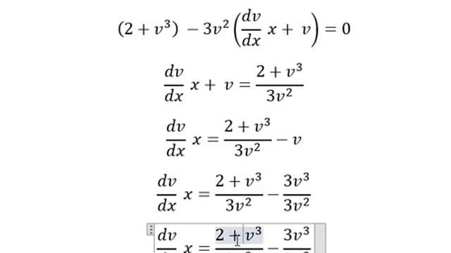 Calculus Help: Homogeneous - Differential Equations - (2x^3+y^3 ) dx-3xy^2 dy=0 - Techniques смотреть онлайн