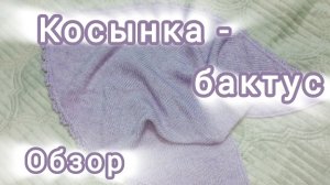 Косынка-бактус из Пуха Норки / обзор