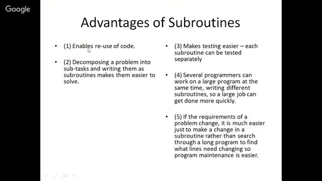 AQA GCSE Computer Science Exam - Subroutines, Procedures, Functions, Local and Global Variables