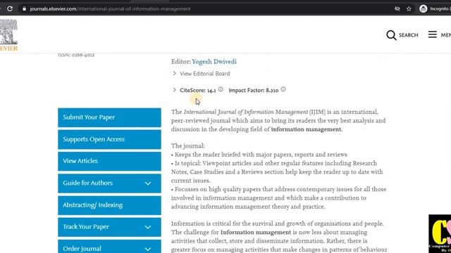 Management Journals, Computer Sc, Commerce Scopus Journals |SCI Fast Publication Journals#managemen