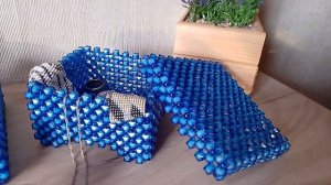 шкатулка из бусин