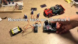 Arduino RC rover and 4 channel 2.4GHz receiver