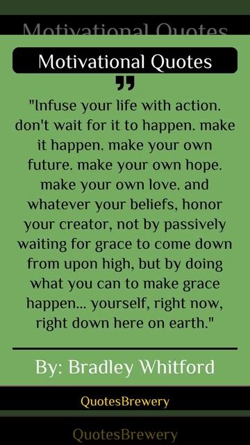 Infuse Your Life With Action. Don't Wait For It To... | Best Motivational Quote Of The Day смотреть онлайн