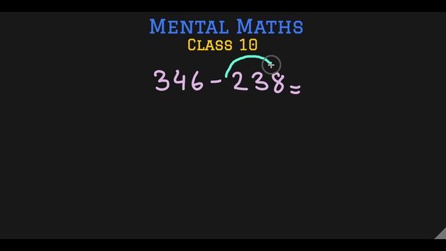 Subtracting 3-digit numbers in the mind | Subtracting 3-digit numbers fast|  Mental Math - Class #1