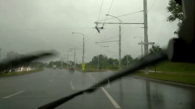 Урок вождения.Выполнение разворота при помощи путепровода,г .Минск, Семашко. смотреть онлайн