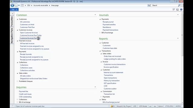 Right on Cue with Microsoft Dynamics AX 2012 Business Intelligence
