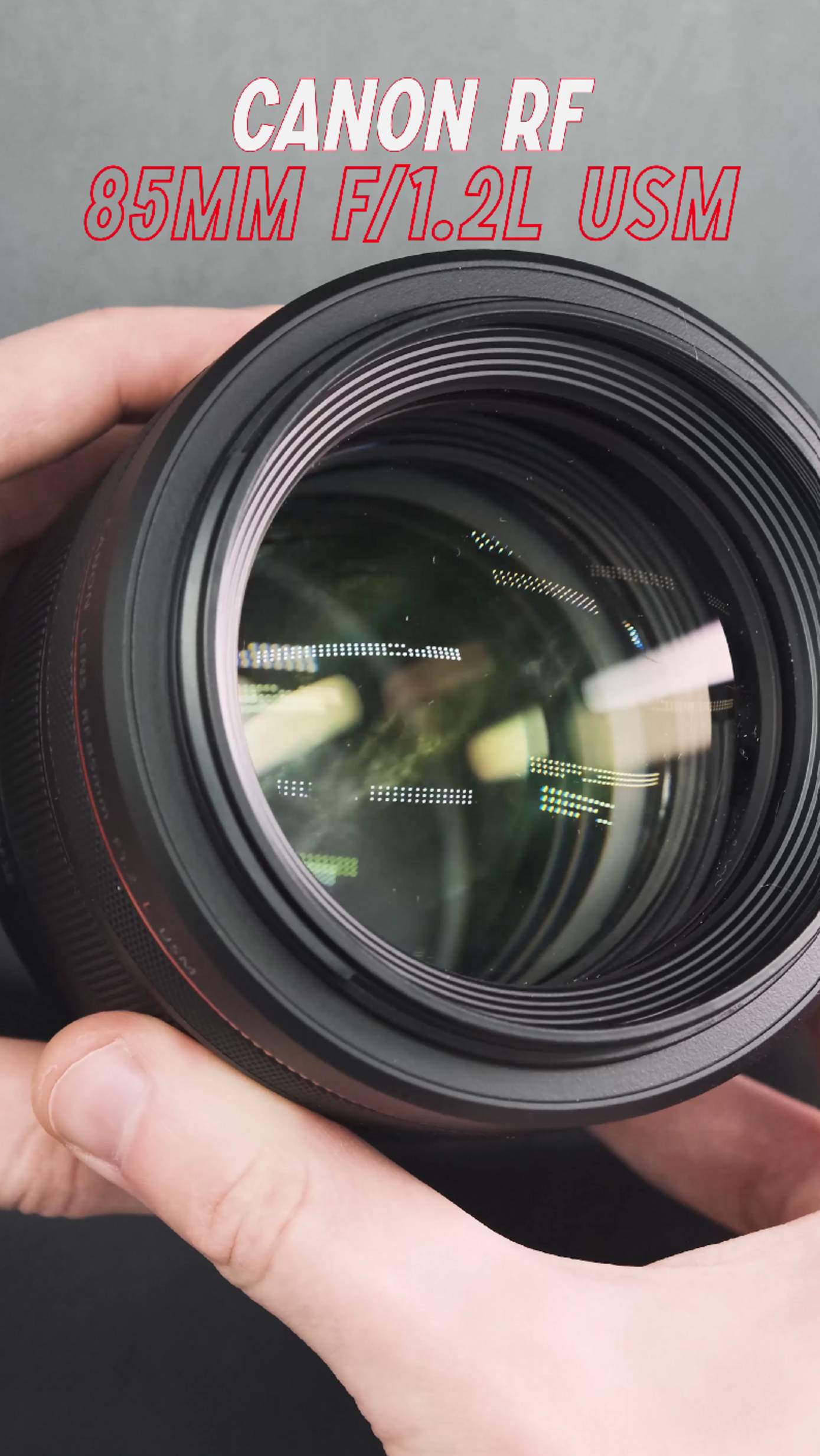 Новый Canon RF 85mm f/1.2L USM в упаковке