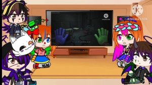 the Afton family react to poppy playtime chapter 3 cutscenes (read description)