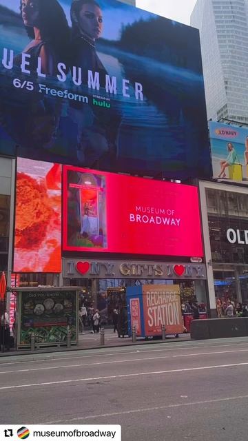 Our Billboard in Times Square NYC!