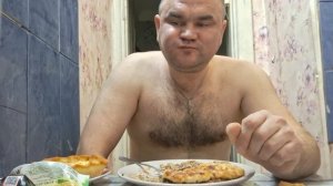 МУКБАНГ/ЩИ/ГРЕЧКА С КУРИНЫМИ ОЛАДЬЯМИ/ЗАЛИВНОЙ ПИРОГ