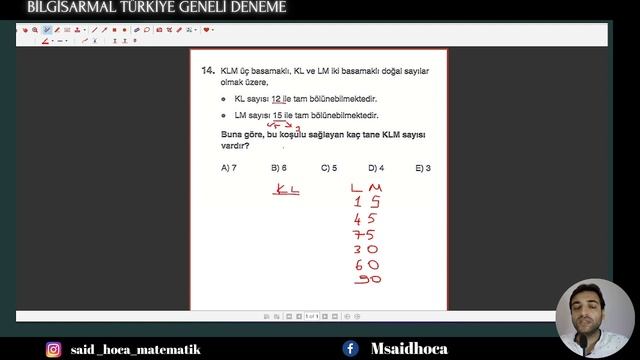 BİLGİSARMAL TÜRKİYE GENELİ MATEMATİK DENEME SINAVI|1-29 Arası Soru|TYT DENEME ÇÖZÜMLERİ|TYTSORULARI