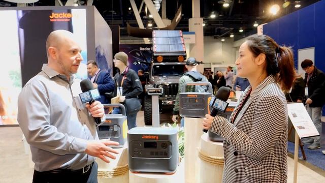 Jackery - 1500 Pro & 3000 Pro Solar Power Stations - Interview - CES 2023 - Poc Network