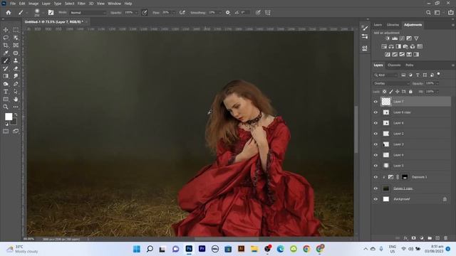 Wolf Dead poster design in photoshop tutorial | photo manipulation смотреть онлайн