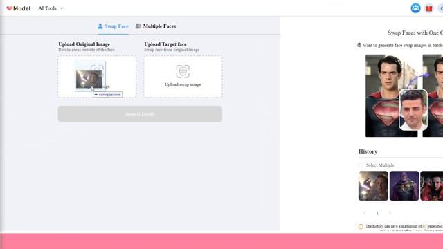 Быстрая ЗАМЕНА ЛИЦА на Фото Нейросетью! Как Поменять Лицо на Фото БЕЗ ФОТОШОПА? 5 AI для Замены Лиц смотреть онлайн