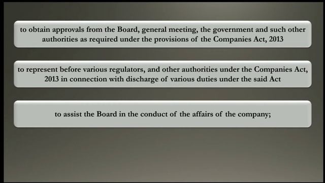 #28 Section 205 of Companies Act 2013 || Functions of Company Secretary смотреть онлайн