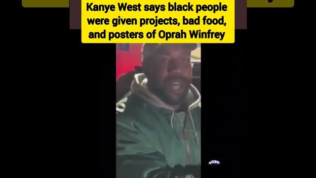 #KanyeWest says black people were given projects, bad food, and posters of #OprahWinfrey смотреть онлайн