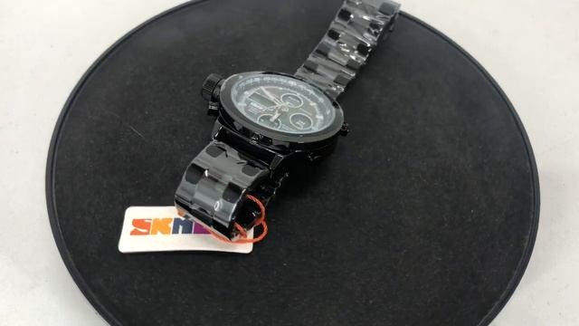Годинник наручний чоловічий SKMEI 1389BK BLACK, годинник наручний електронний