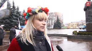 В Житомире молодежь провела флешмоб - Житомир.info