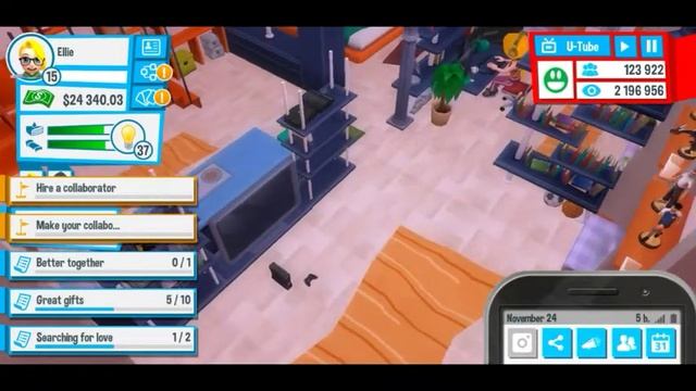 Youtubers life mod apk Unlimited Money смотреть онлайн