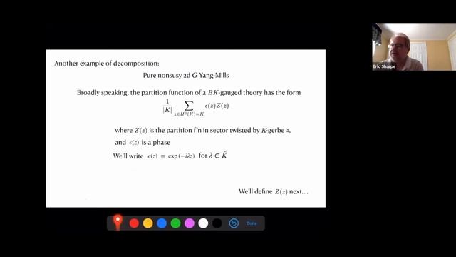 String Math 2020, Day 1: Eric Sharpe смотреть онлайн