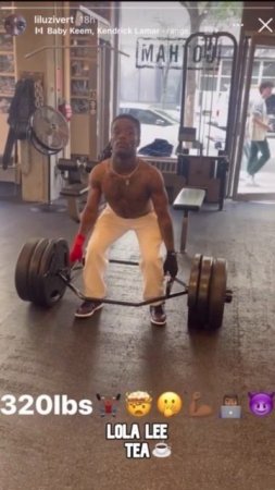 LIL UZI VERT LIFTS 320 POUNDS! 😱 #SHORTS