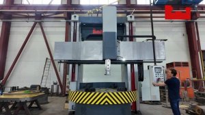 Токарно-карусельный станок 1525Ф1, с увеличенной высотой обработки до 2000мм. Интересное 4К видео.