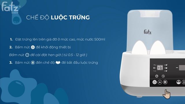 Hướng dẫn sử dụng máy đa năng - Multimax 1 | Tiệt trùng, hâm sữa, hầm cháo đun hâm nước | FATZBABY