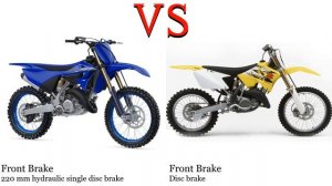 Yamaha YZ 125 vs Suzuki RM 125 Test specification comparison