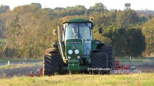 John Deere 4955 - Full Video | Big Deere with HUGE Tires cultivating the field | Brute Force