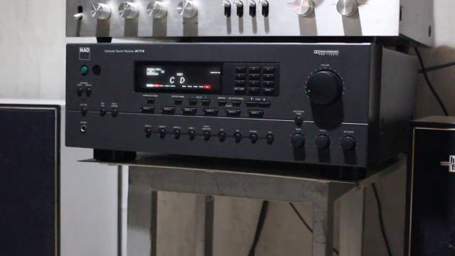 Receiver Nad AV-716  Polk Audio rti a3