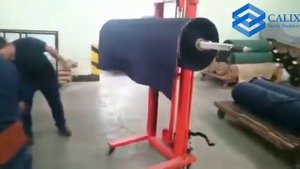 CL-YJC-8720 Гидравлическая тележка для перевозки рулонов тканей