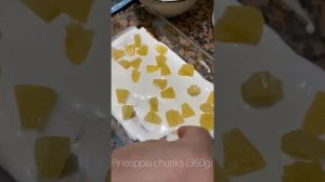 6 ingredients Pineapple Trifle | Eid week recipe