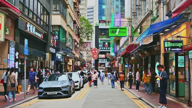 Streets of Tsim Sha Tsui, Hong Kong, China