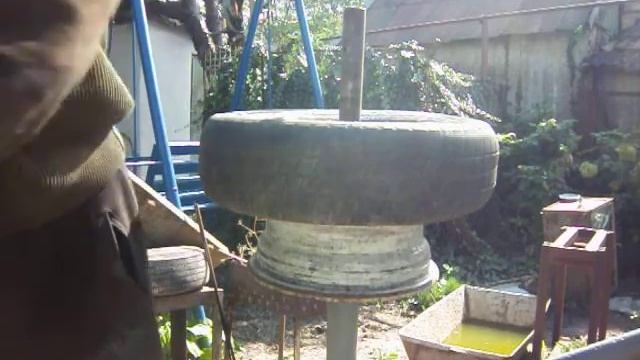 Самодельный шиномонтаж