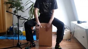 Jingle stick with wood block for my new cajon