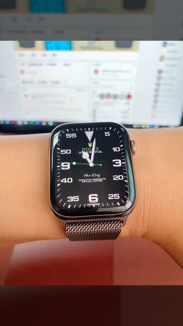 Rolex Air-King Apple Watch Face