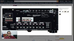 Receiver Yamaha RX A4A - Home theater potente e flexível!!!