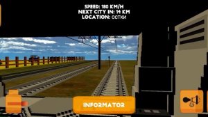 Еду с Киева до Львова на поезде HRS2 на скорости 180 км/ч в игре Sky rail (1 часть)