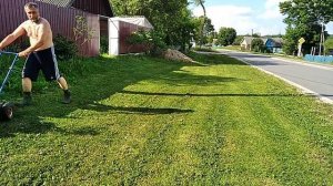 Очередной покос "газона" // Косилка Л@плош