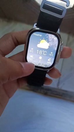 HK8 Pro Max watch weather 🌡️ #viral #trending #hk8promax