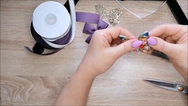 Всего за 35 секунд!  Печать на фетре  Делаем сами своими руками  Print on felt  Бантики смотреть онлайн