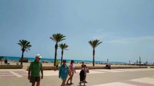 Сан Хуан Аликанте, Испания,пляж сегодня