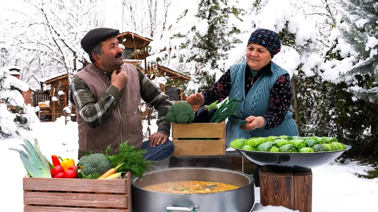 Приготовление Мясной Чорбы и Долмы