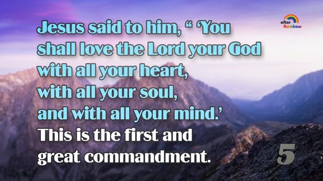 Matthew 22:37-38 ★ Bible Verse | How to Memorize Bible Verses