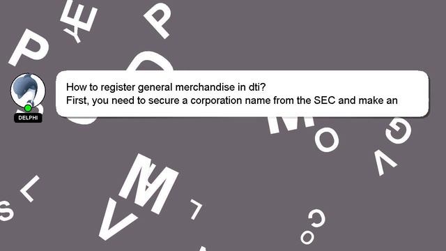 How to register general merchandise in dti? смотреть онлайн