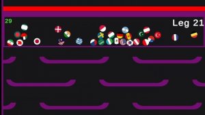 50 Countries Marble Race League Season 36 Day 6/10 Marble Race in Algodoo