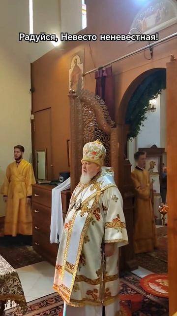 Крестовоздвиженский храм, Ставрополь. Митрополит Кирилл. Взбранной Воеводе. #мужскойхор