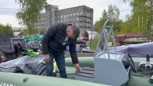 Лодка Ротан. Подготовили к путешествию.