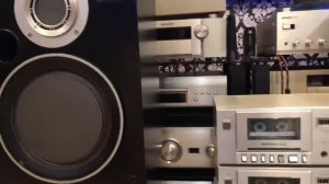 Technics SB-X500A and Technics SA-104 Receiver with Cassette Deck Technics M205