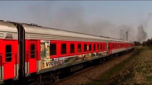 Дымящий тепловоз ТЭП70БС / Extreme smoke, diesel locomotive TEP70BS